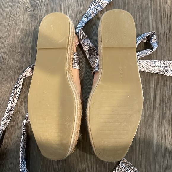 Zara Pink Ballerina Lace-Up Espadrilles - Picture 9 of 9